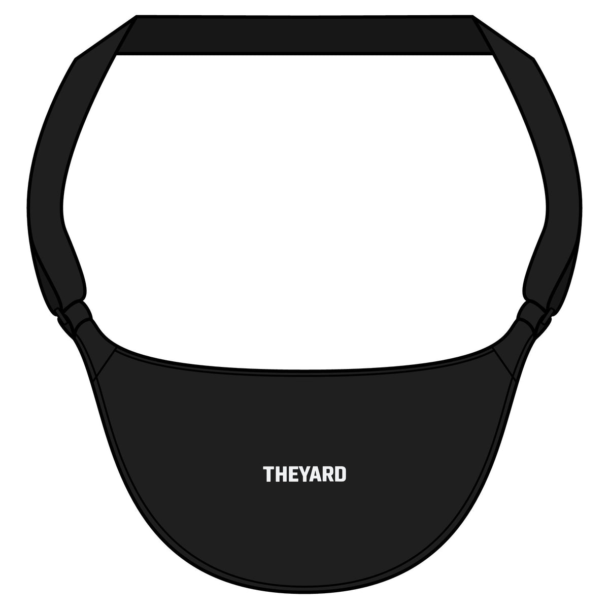 Matte Crossbody Bag — 'THEYARD' Logo Sling Purse