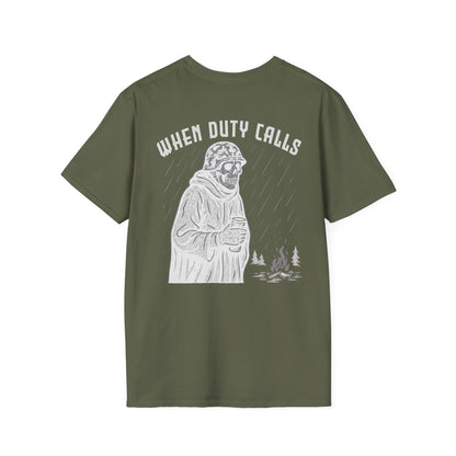 Military Unisex T-Shirt - When Duty Calls Nightshift Design