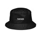Patriot Bucket Hat — THEYARD Embroidered Black Streetwear Sun Hat