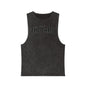 Bended Black Stonewash Tank Top